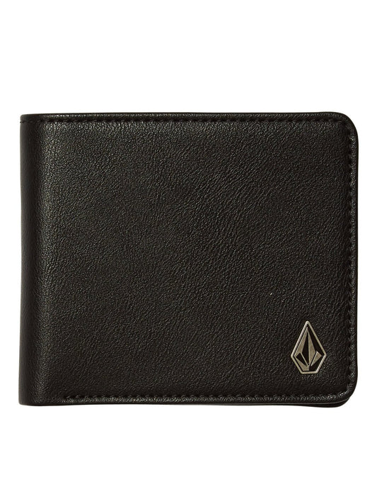 VOLCOM SLIM STONE WALLET - BLACK freeshipping - FREESTYLE LLORET