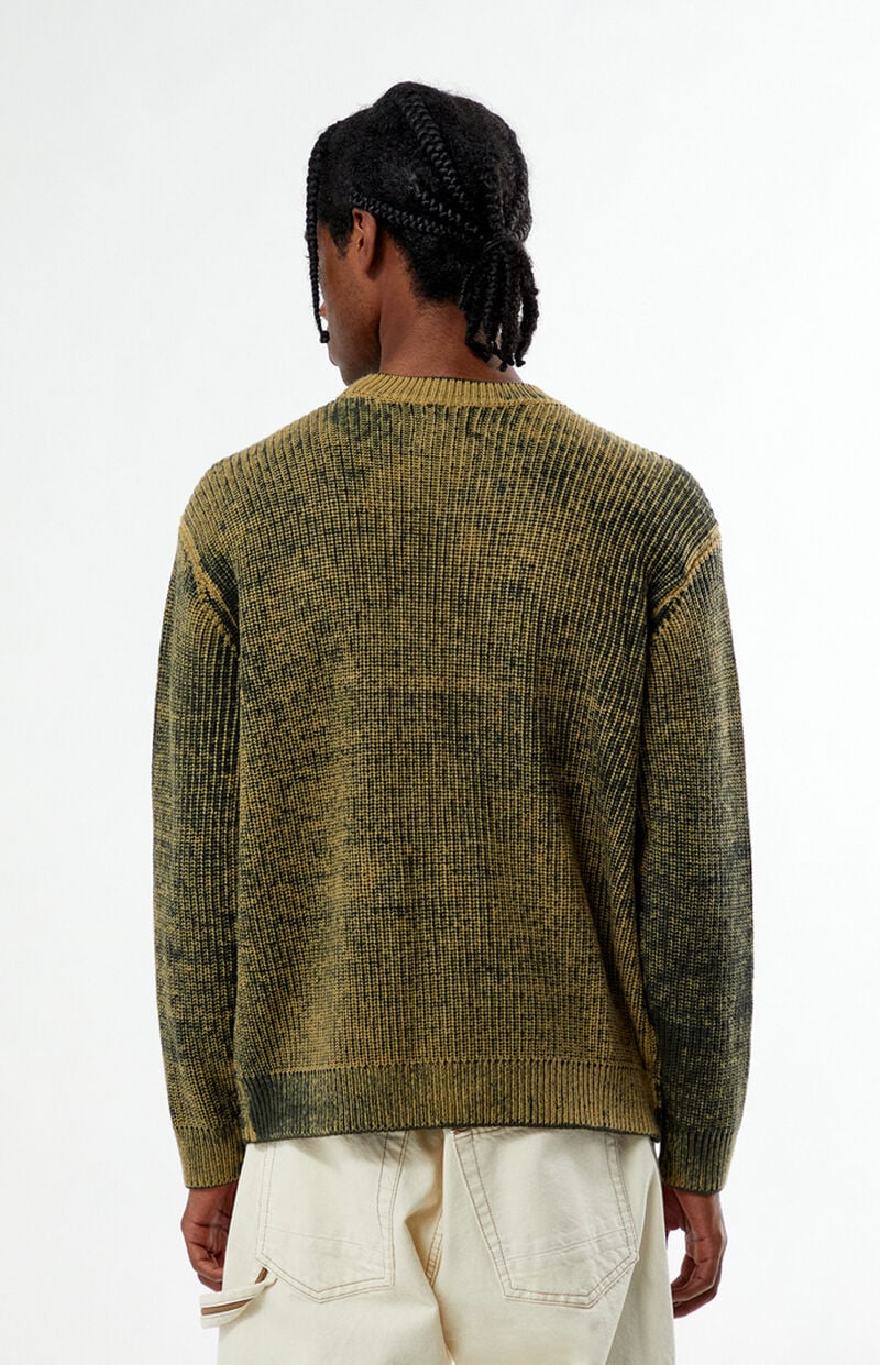 OBEY SPRAY EFFECT SWEATER - KAMBABA Bronze/Black