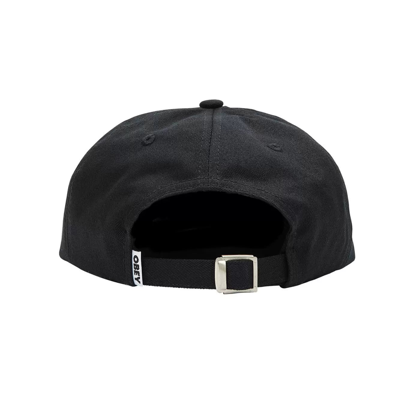 OBEY BOLD TWILL 6 PANEL CLASSIC CAP - Black