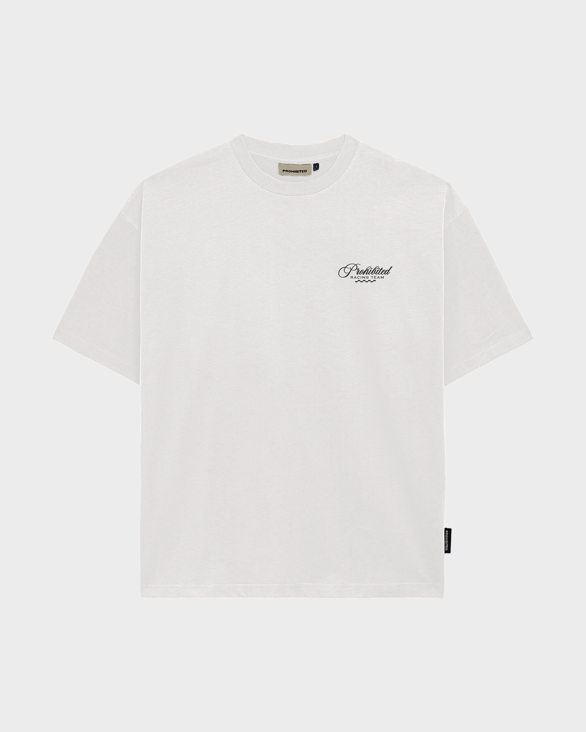 PROHIBITED  Old Timer Race Tee - Off White - FREESTYLE LLORET