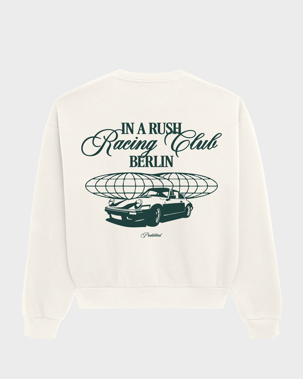 PROHIBITED In A Rush Crew Neck - Off White - FREESTYLE LLORET