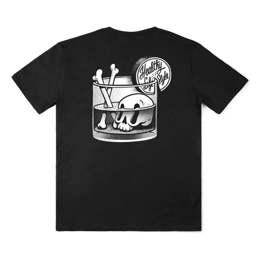 THE DUDES HEALTHY SS TEE  - Black