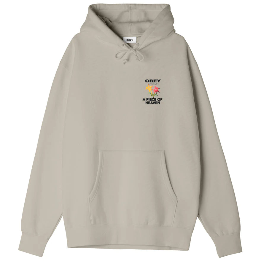 OBEY A PIECE OF HEAVEN PREMIUM HOODIE - Silver Grey