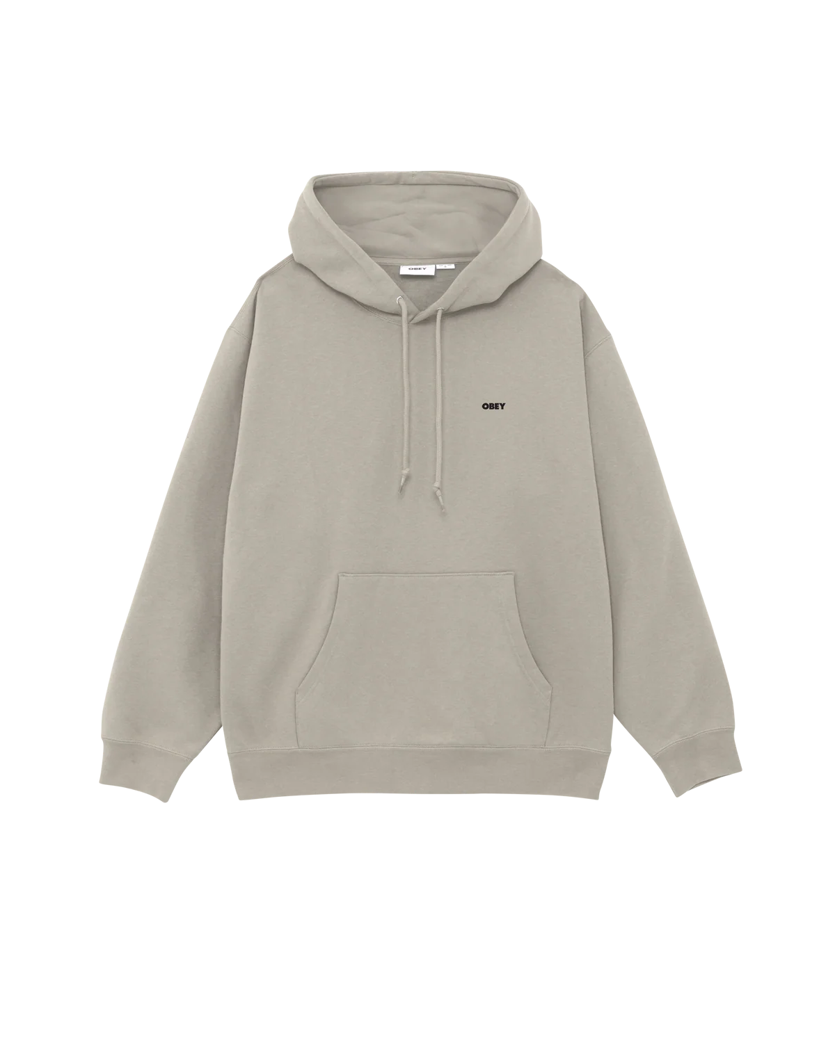 OBEY ART STUDIO FLOWERS PREMIUM PULLOVER - Moonstruck Grey Beig