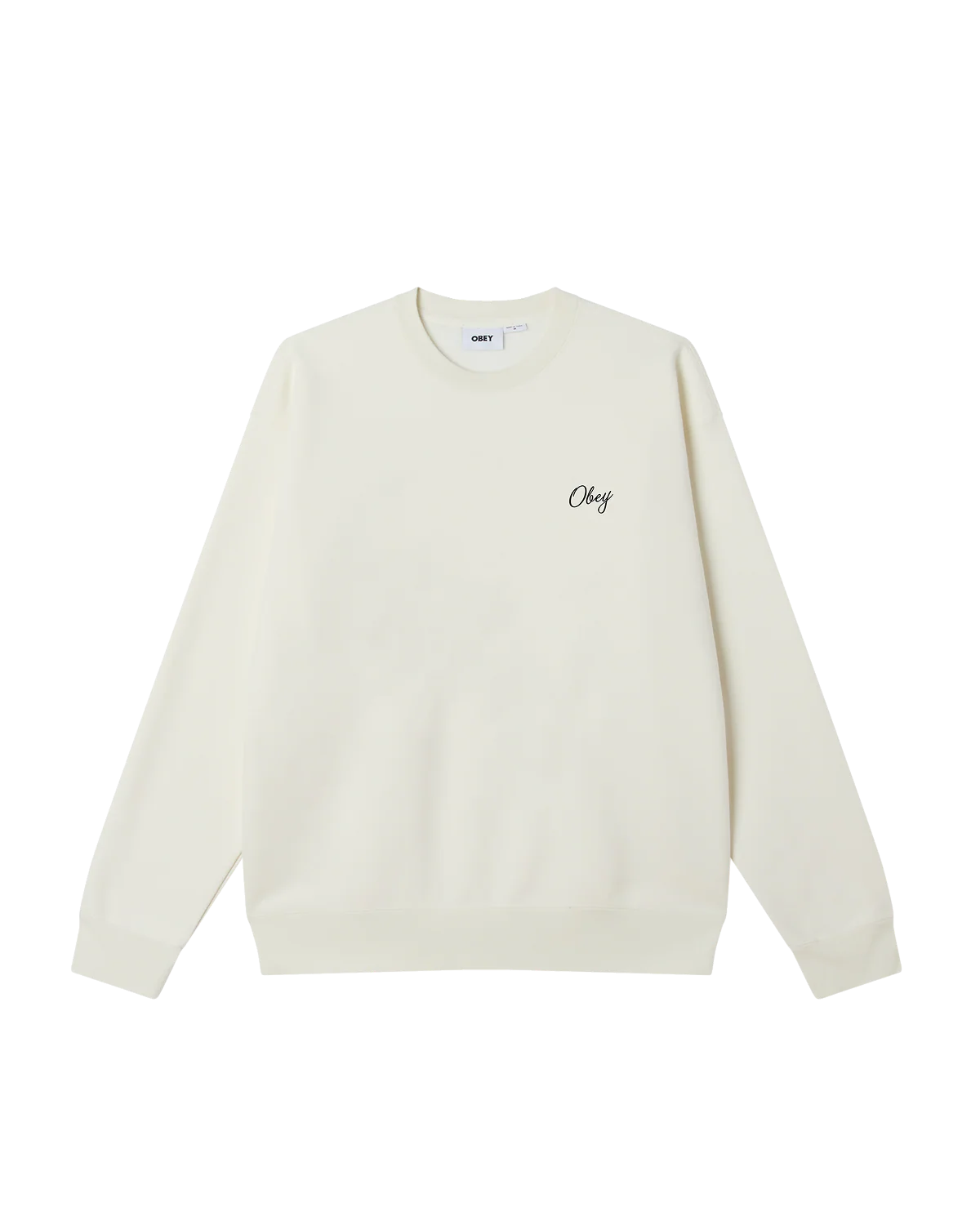 OBEY PAPER ROSE Crewneck - Off White - FREESTYLE LLORET