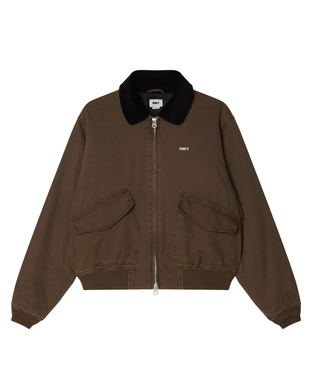 OBEY FADE WASH CWU JACKET - WREN FADED WASH