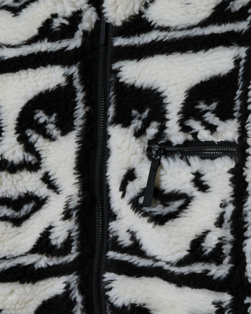 OBEY REPEATED ICON SHERPA - Black Multi