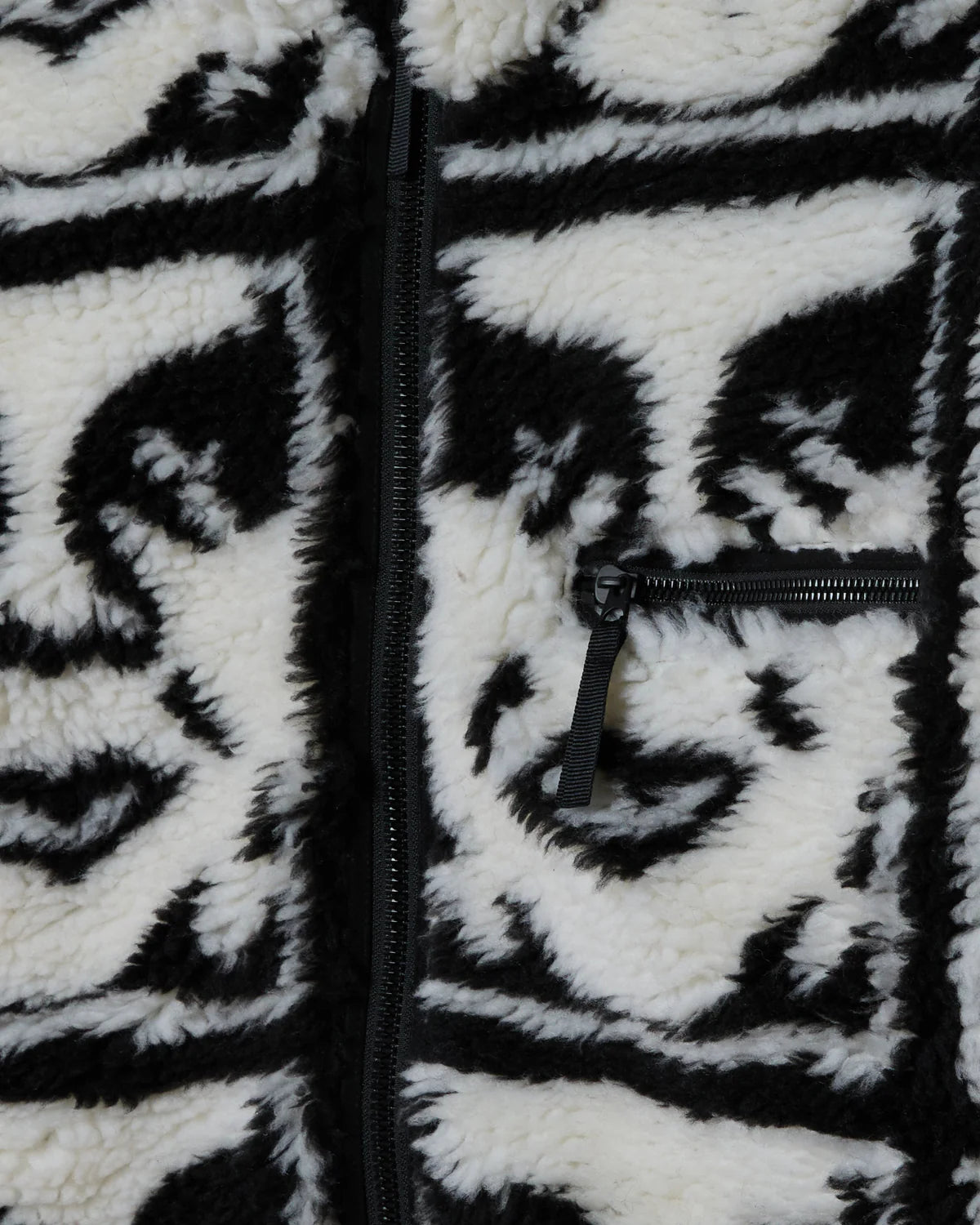 OBEY REPEATED ICON SHERPA - Black Multi