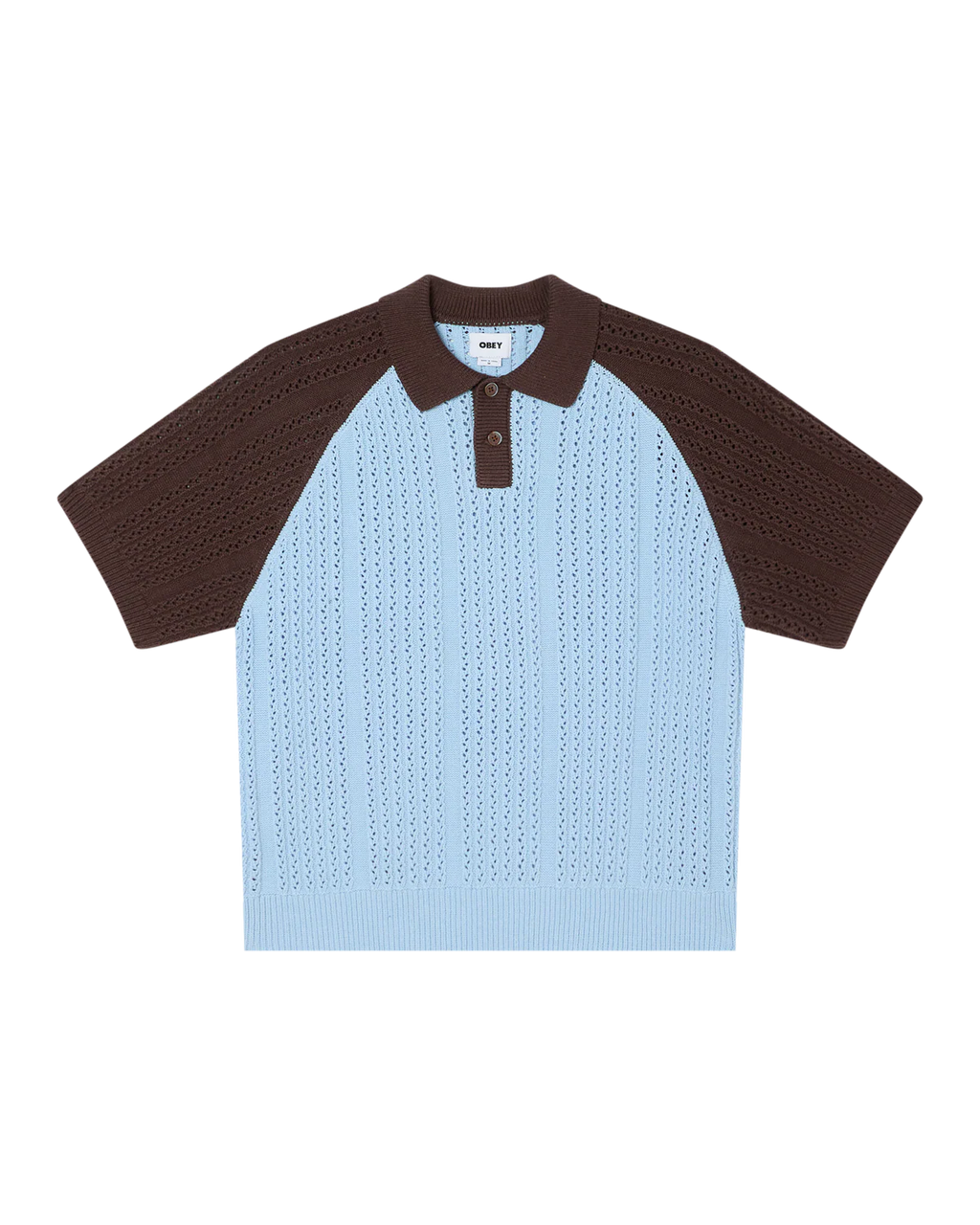 OBEY Abel Polo - Sky Blue Multi - FREESTYLE LLORET