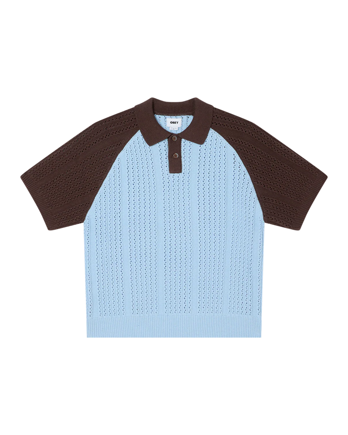 OBEY Abel Polo - Sky Blue Multi - FREESTYLE LLORET