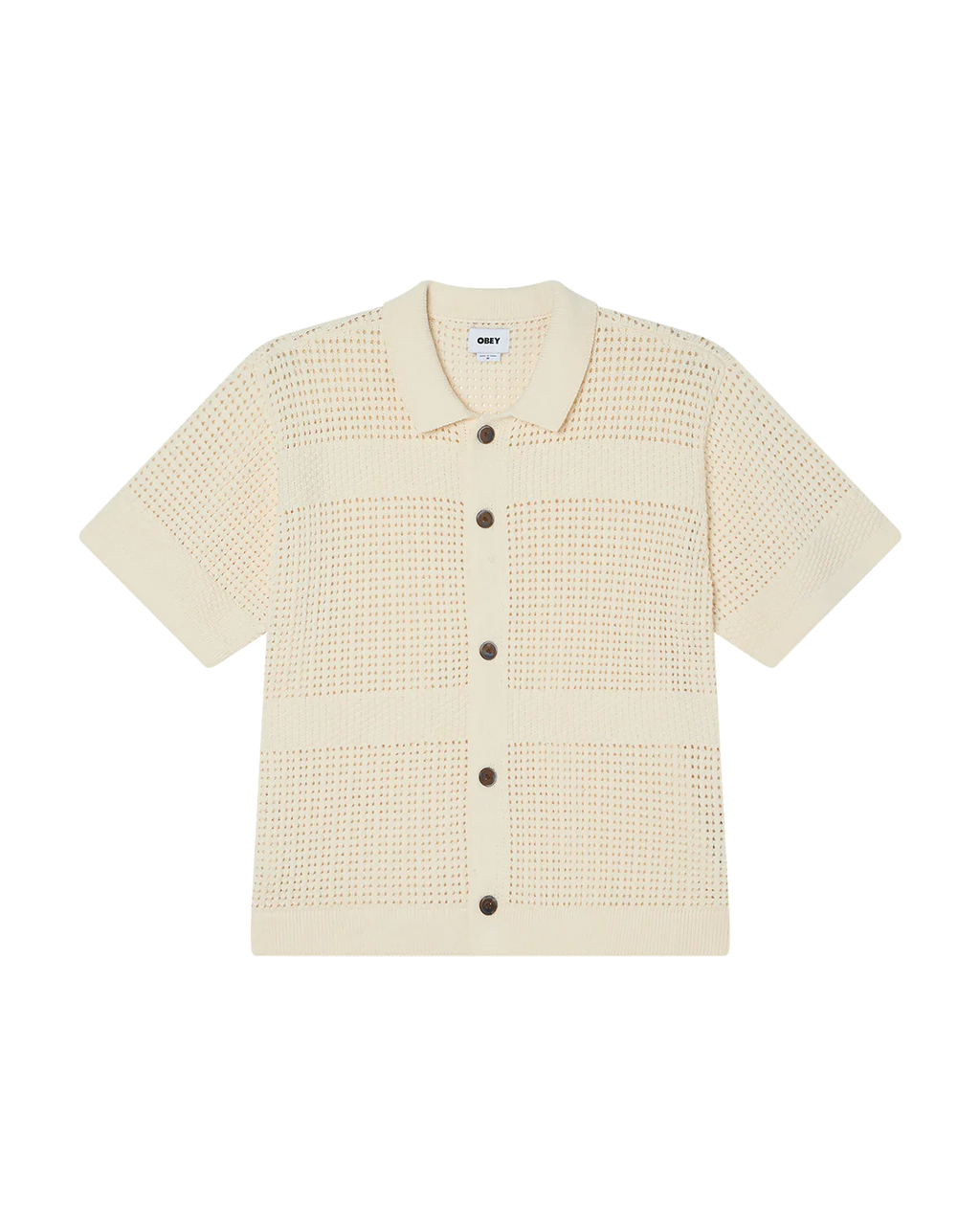 OBEY Zach Sweater Shirt - Unbleached - FREESTYLE LLORET