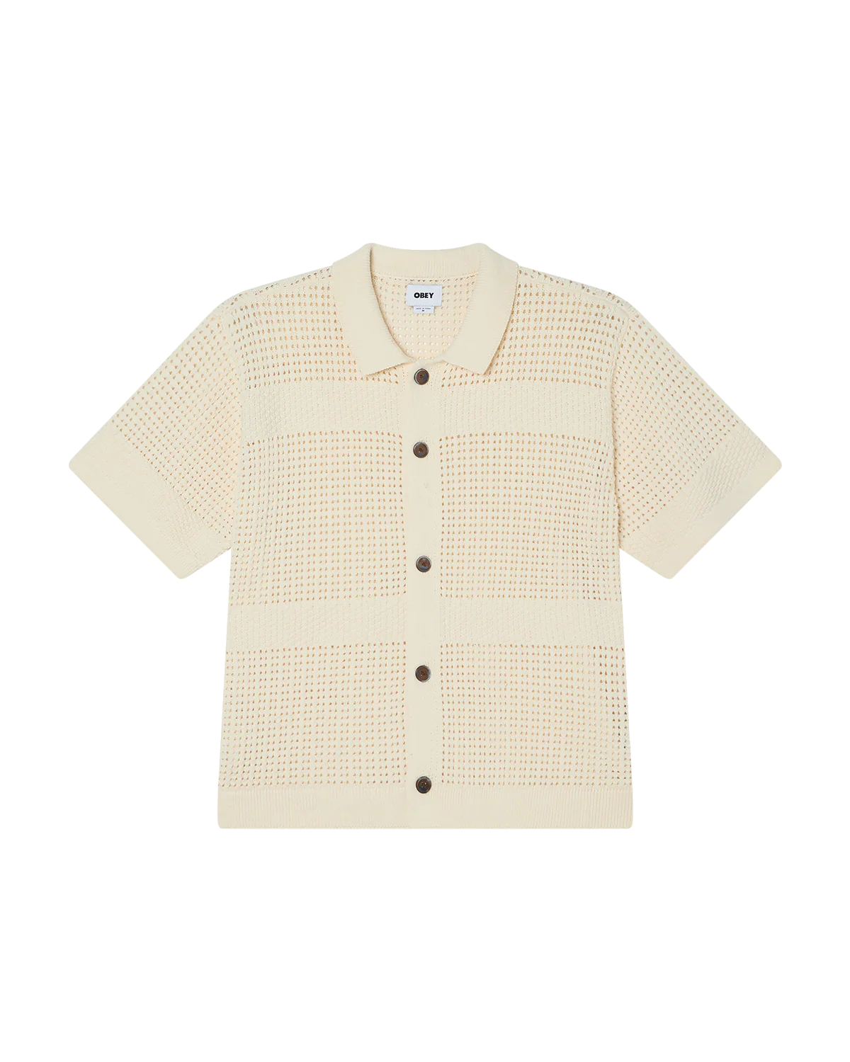 OBEY Zach Sweater Shirt - Unbleached - FREESTYLE LLORET