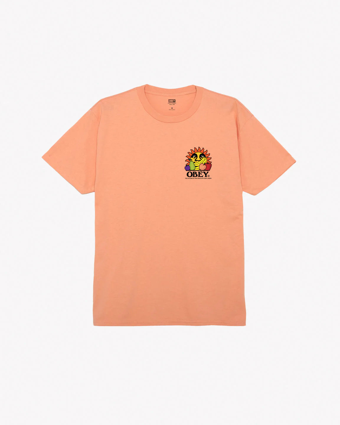 OBEY THE FUTURE IS THE FRUITS OF OUR LABOR CLASSIC T-SHIRT - Citrus