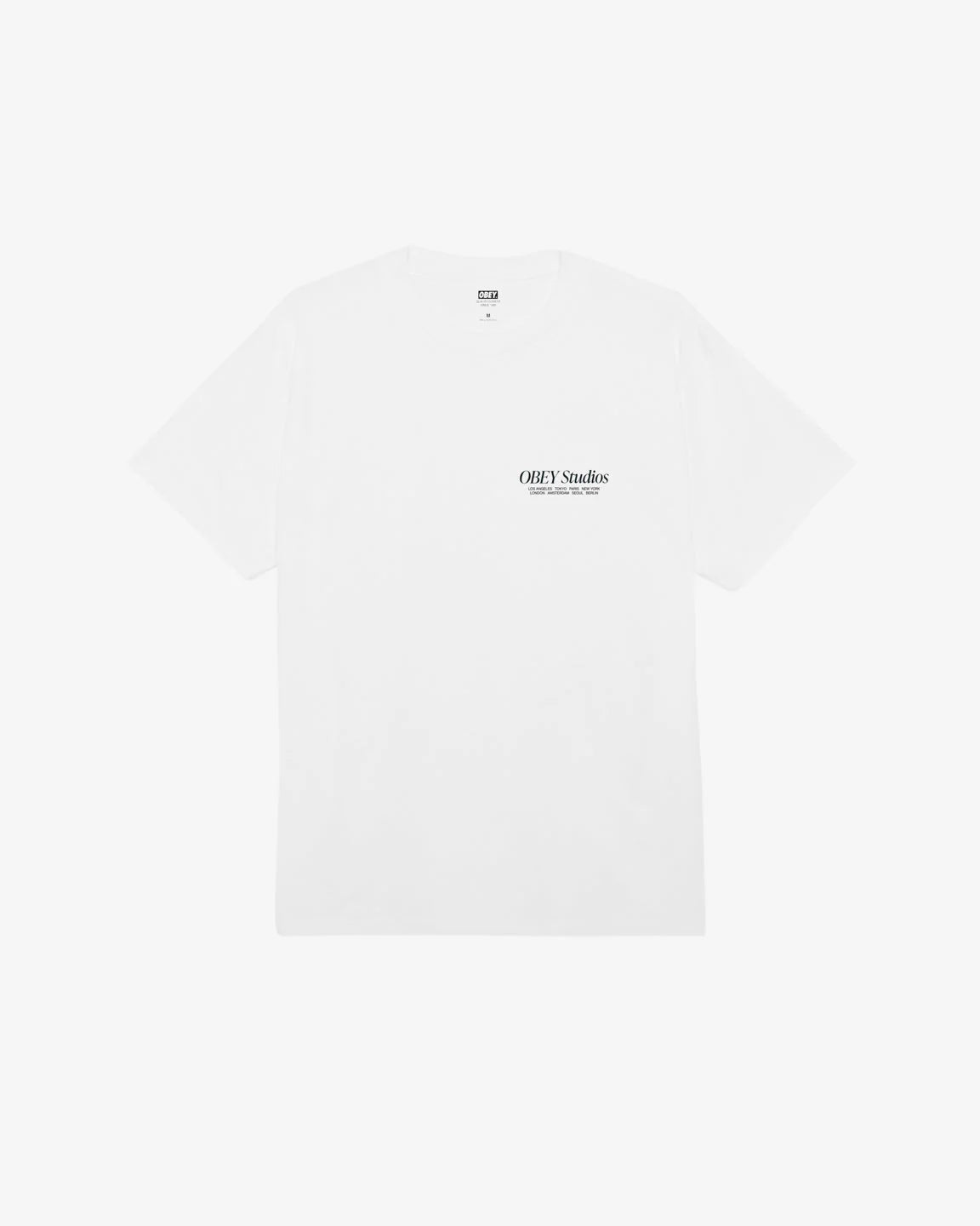 OBEY VISUAL FOOD FOR YOUR MIND CLASSIC T-SHIRT - White