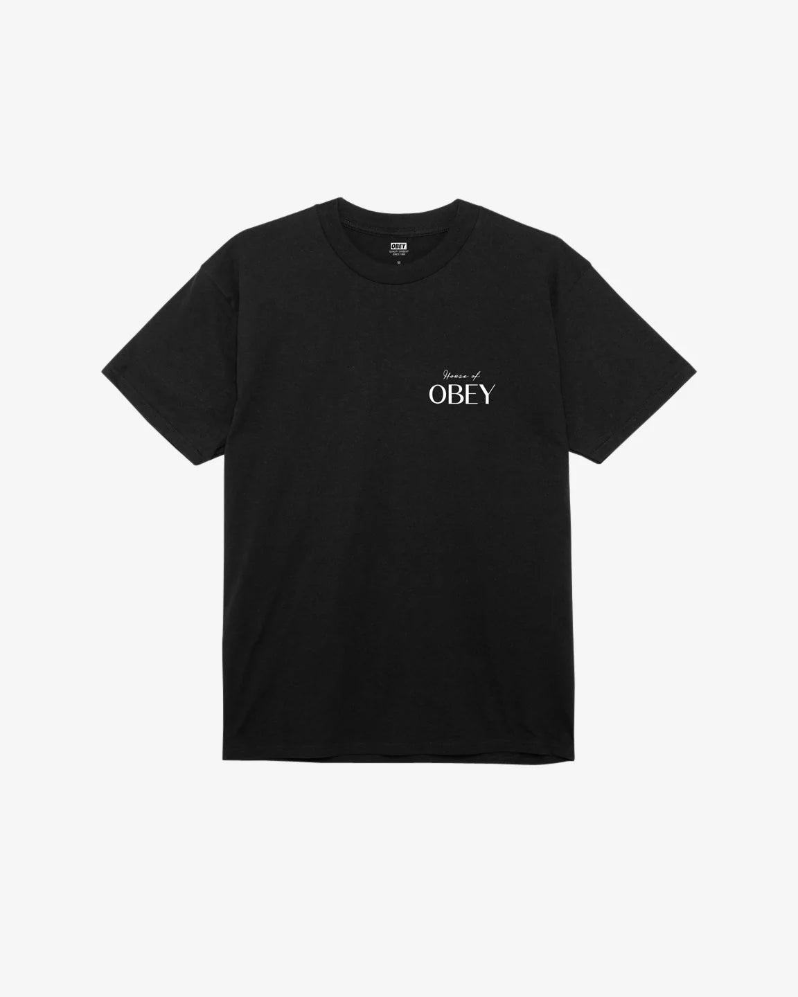 OBEY HOUSE OF OBEY CLASSIC T-SHIRT - Black