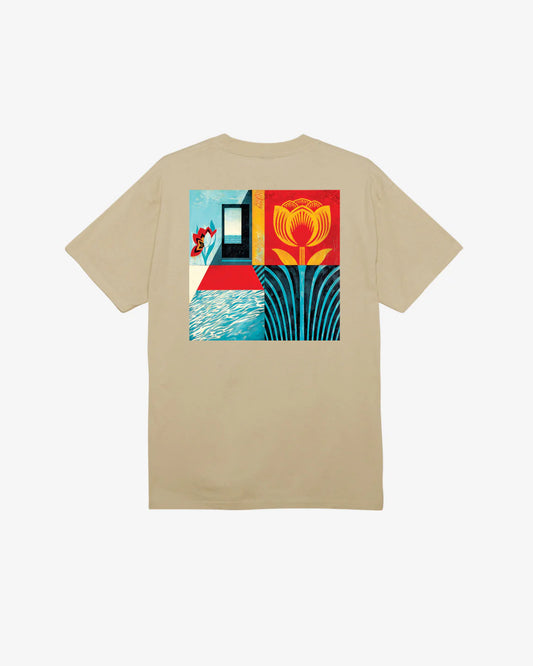 OBEY MOD DESERT TODAY CLASSIC T-SHIRT - Sand