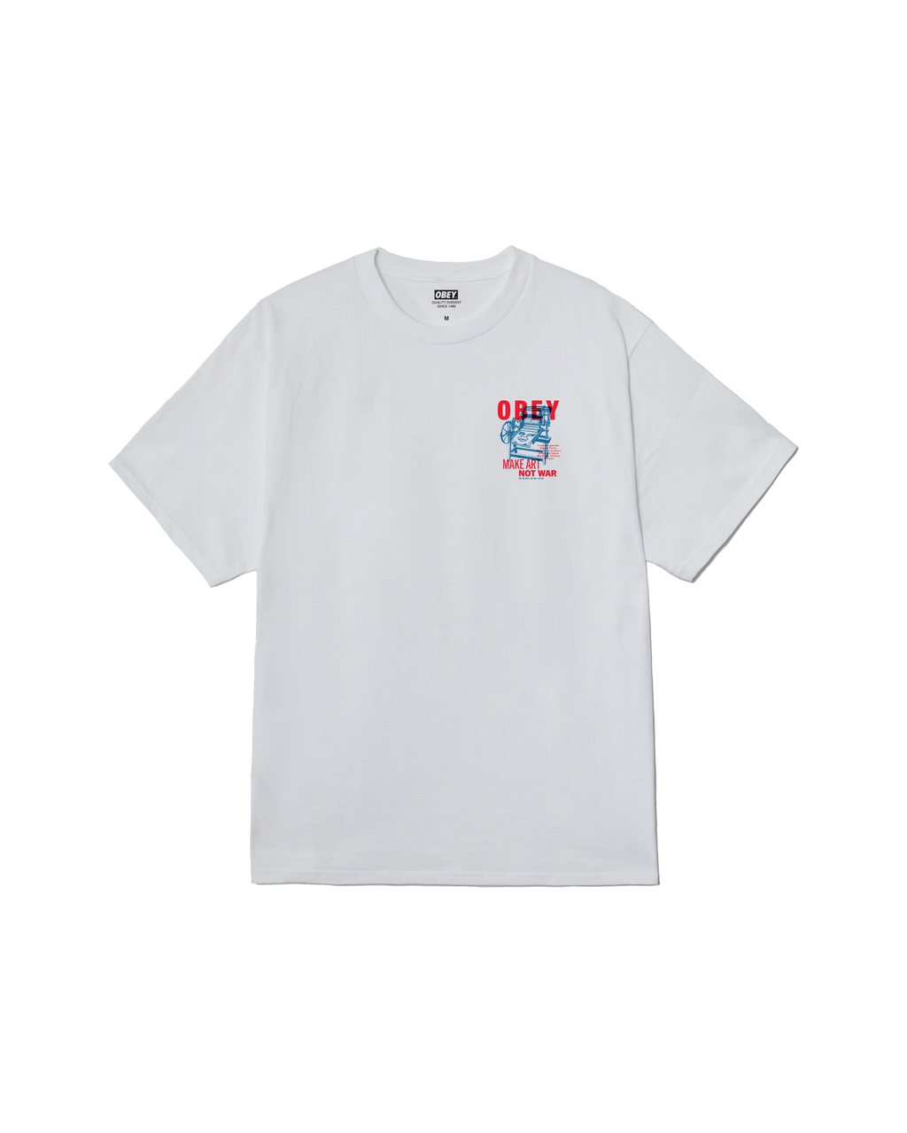 OBEY Printing Press Make ART s/s Tee - White