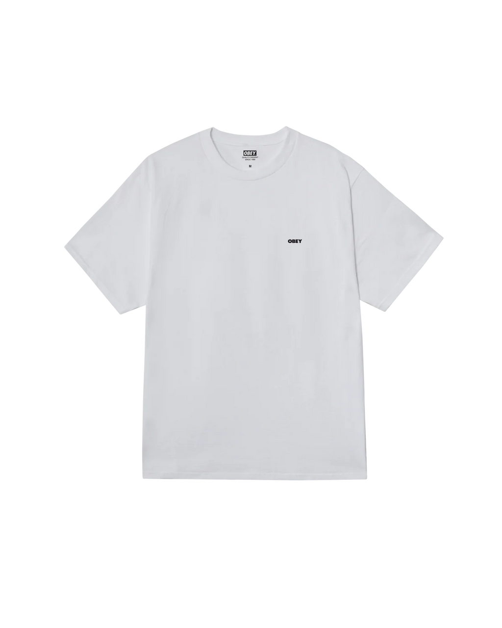 OBEY QUARTER ICON CLASSIC T-SHIRT- White