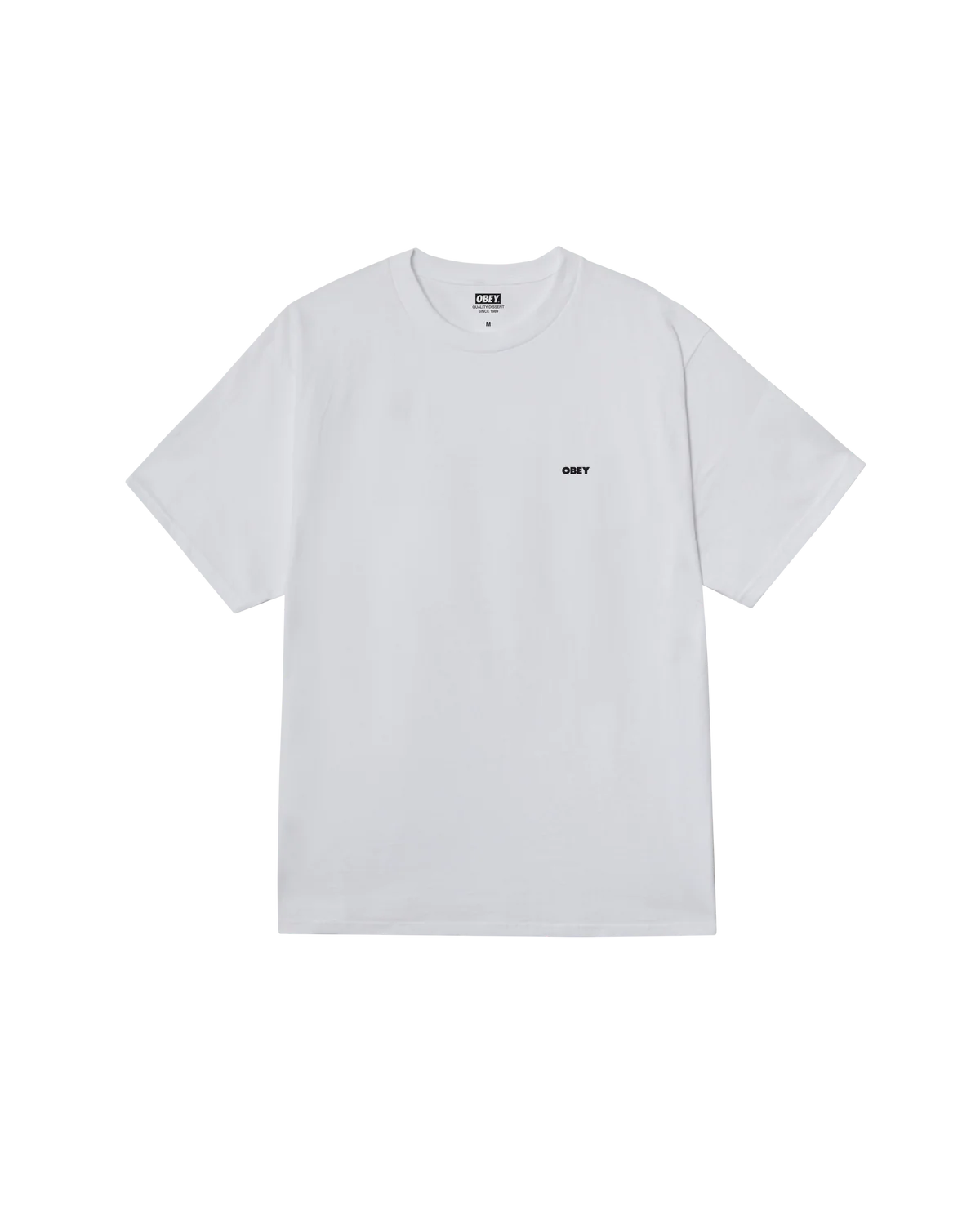 OBEY QUARTER ICON CLASSIC T-SHIRT- White