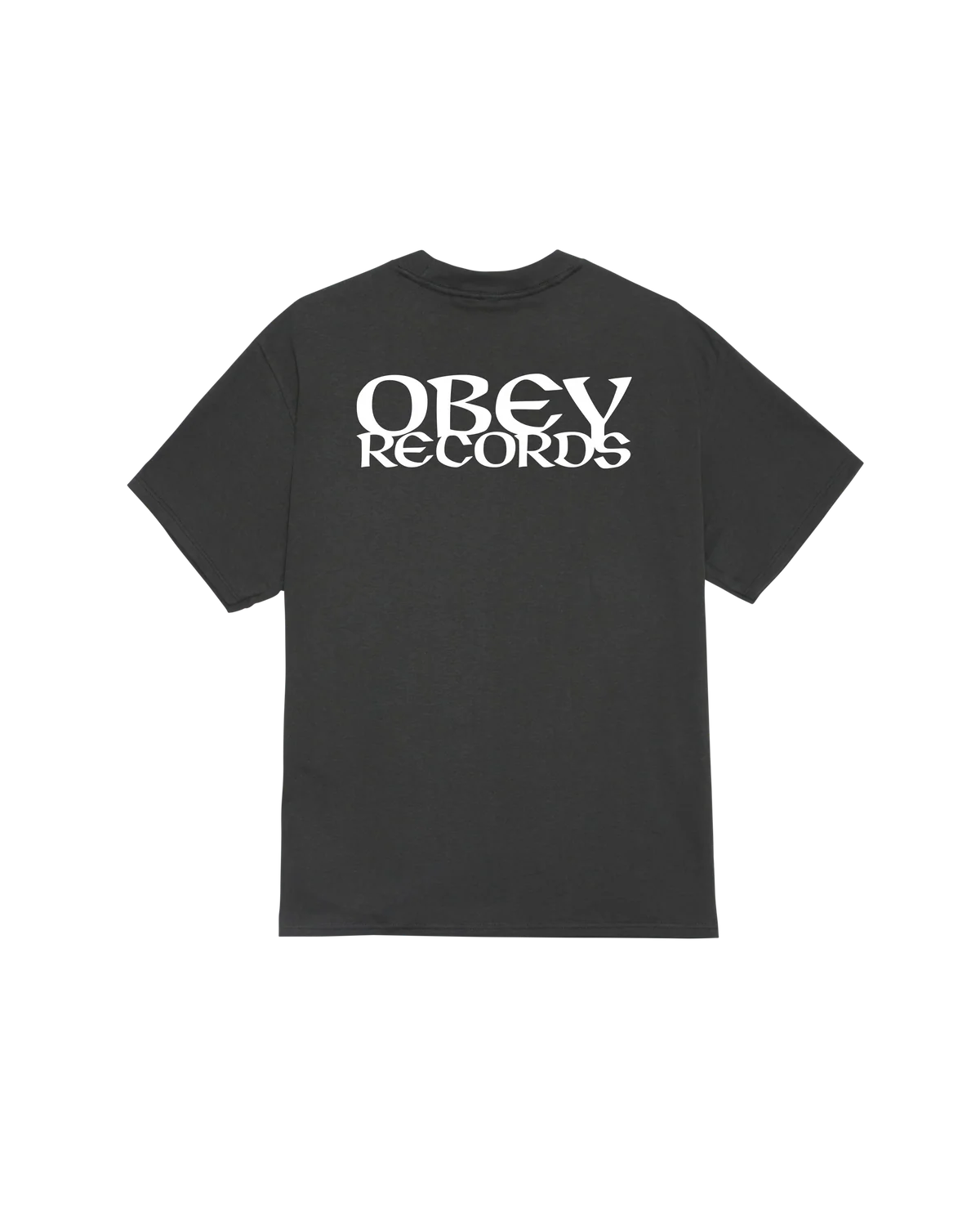OBEY RECORDS EAR CLASSIC T-SHIRT - Vintage Black