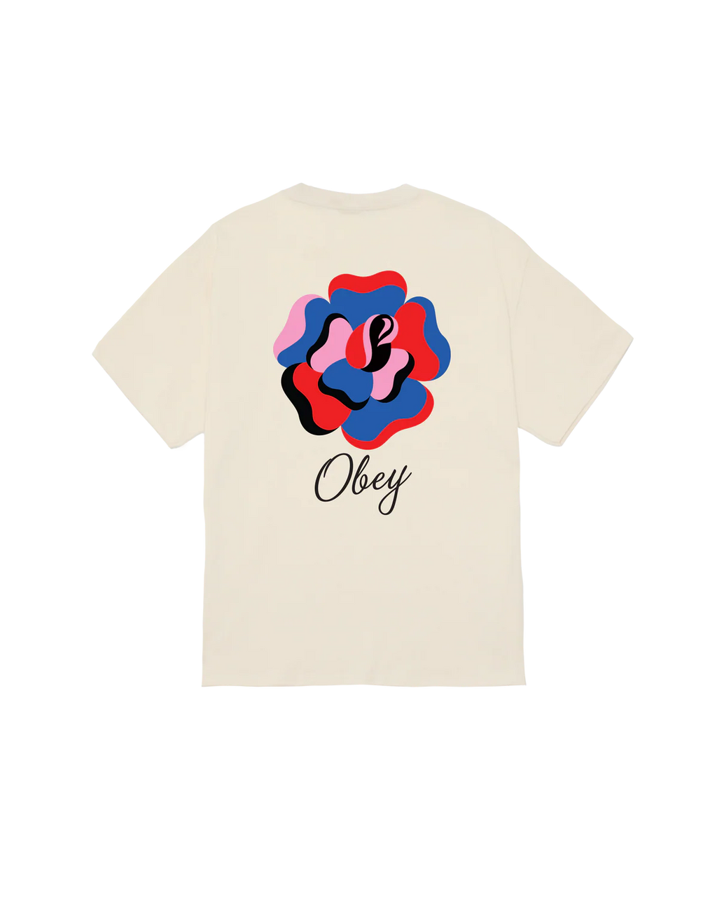 OBEY Paper Rose T-SHIRT - Cream - FREESTYLE LLORET
