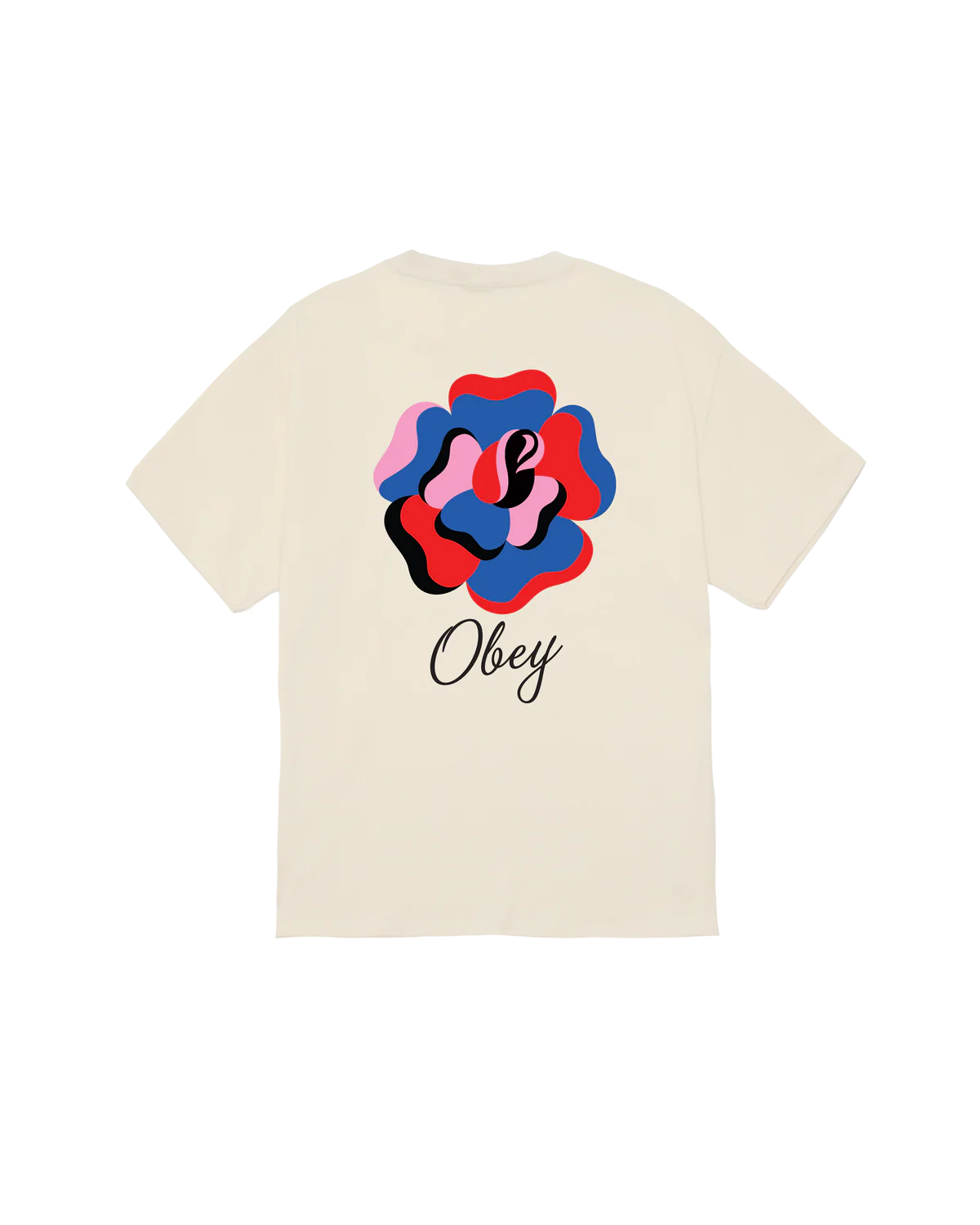 OBEY Paper Rose T-SHIRT - Cream - FREESTYLE LLORET