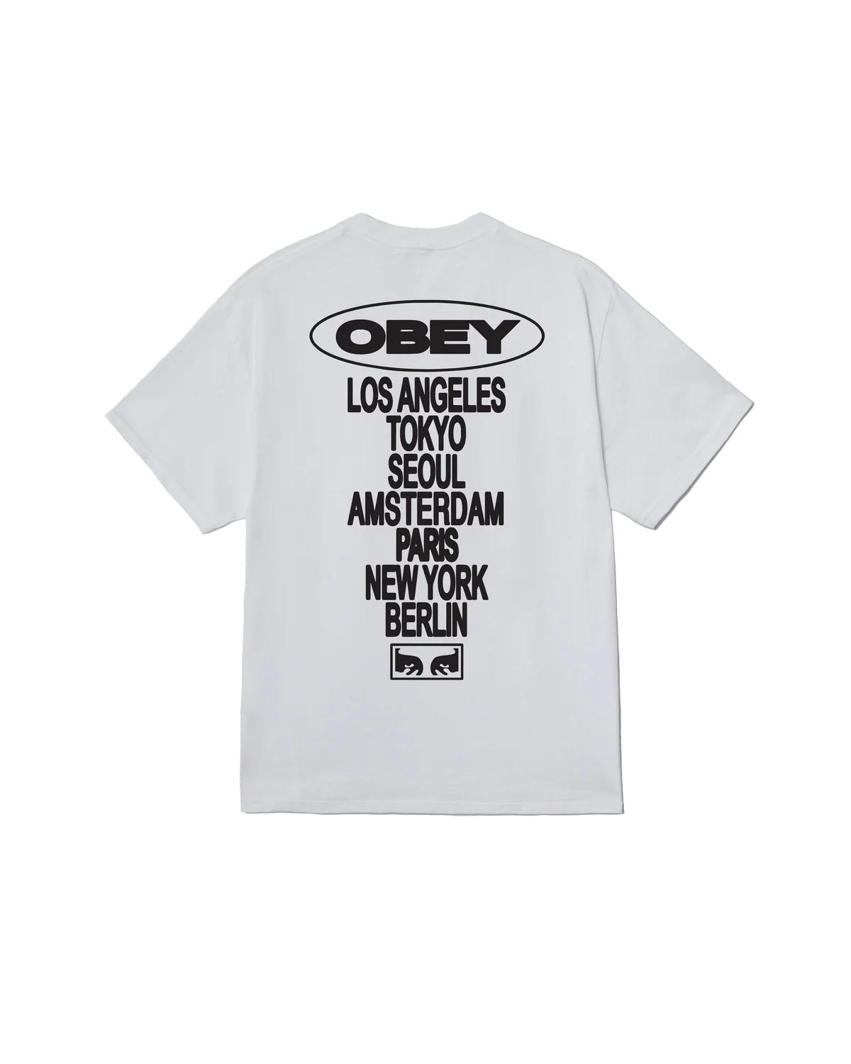 OBEY GLOBAL IMPACT CLASSIC T-SHIRT - White - FREESTYLE LLORET
