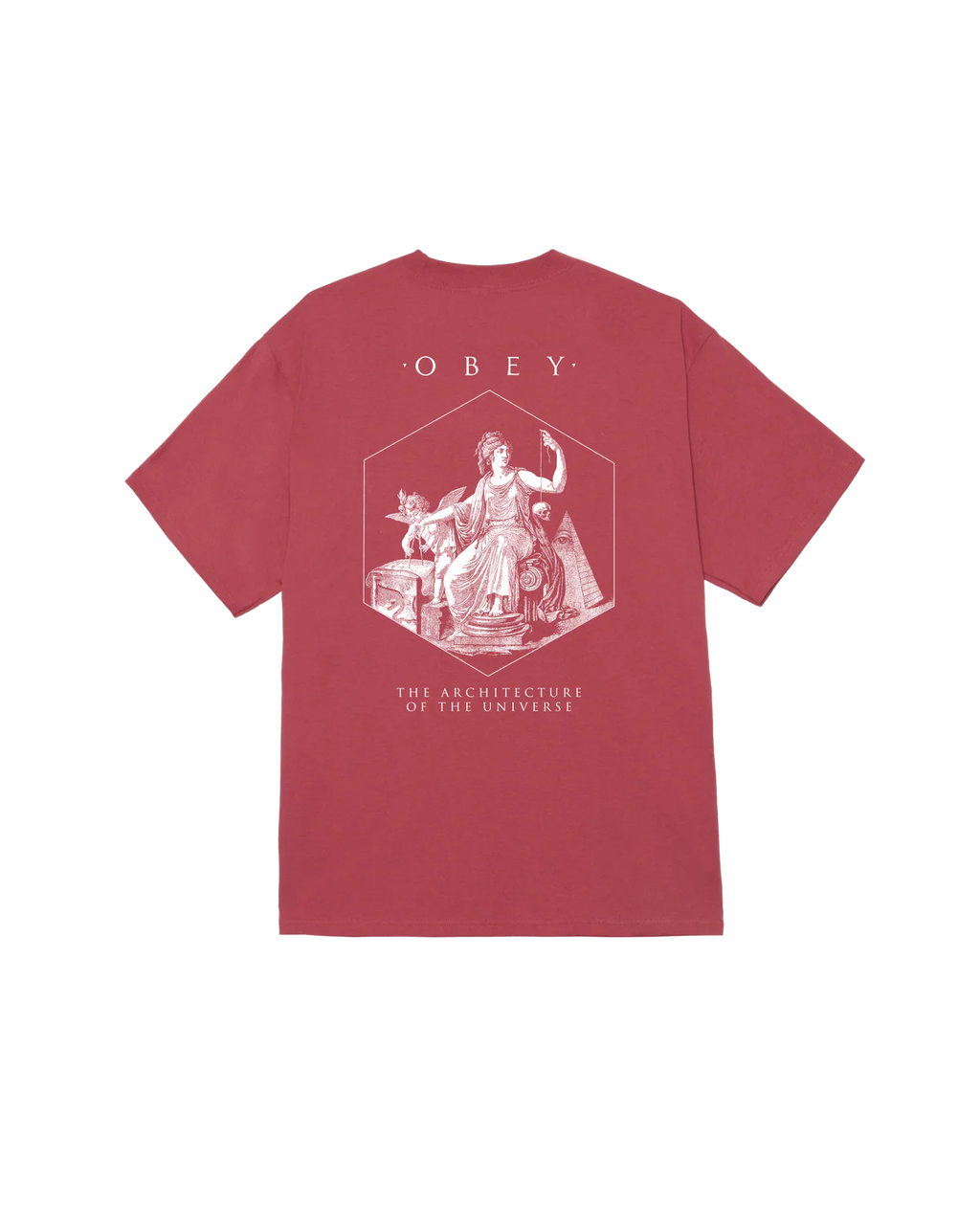 OBEY Architecture Of The Uni Classic SS Tee - Mineral Red - FREESTYLE LLORET