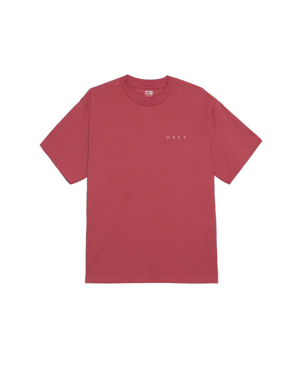 OBEY Architecture Of The Uni Classic SS Tee - Mineral Red - FREESTYLE LLORET