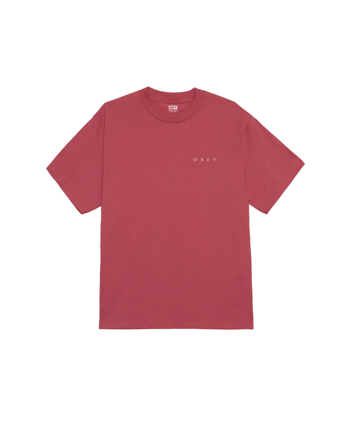OBEY Architecture Of The Uni Classic SS Tee - Mineral Red - FREESTYLE LLORET