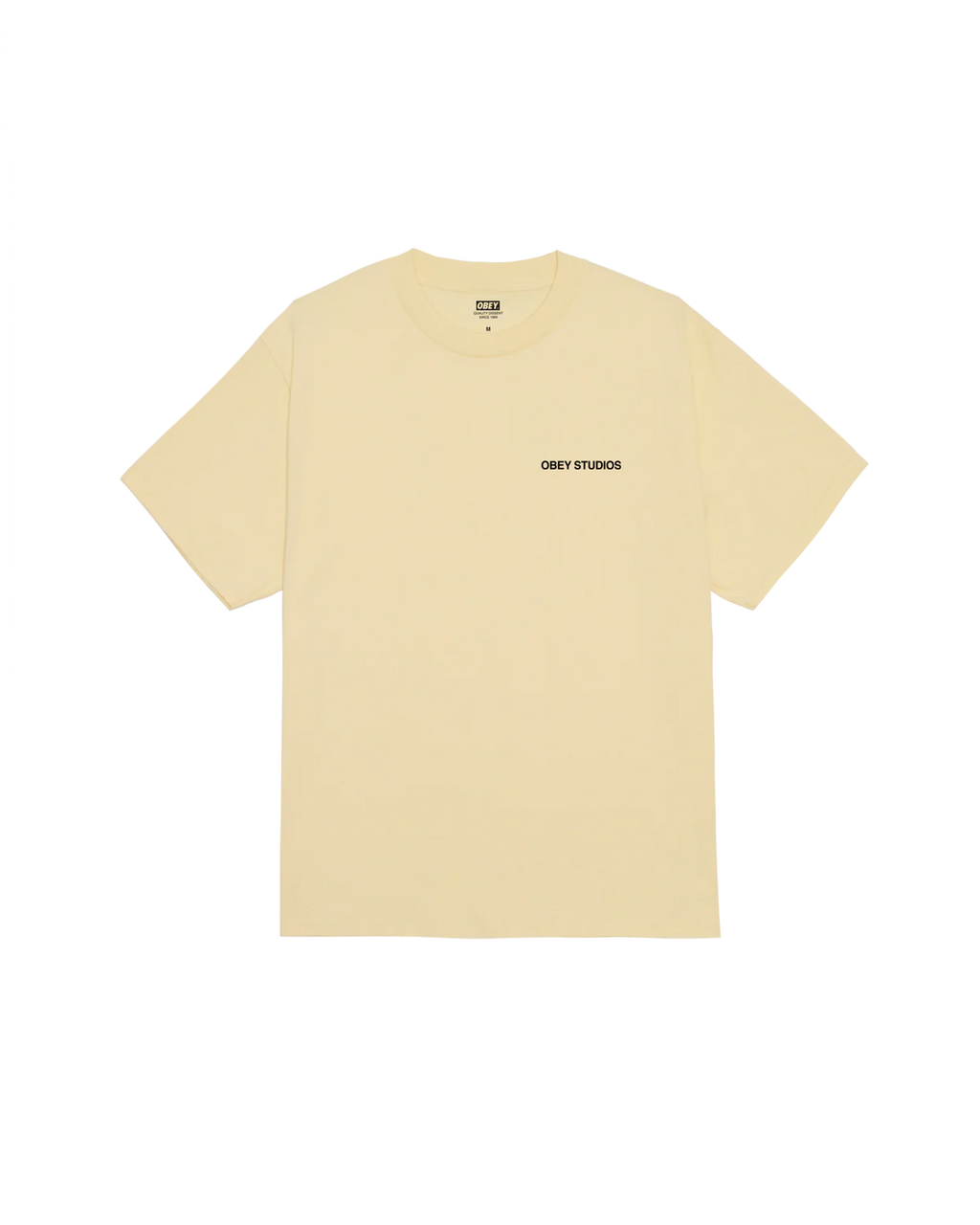 OBEY Moves Of Life Classic SS Tee - Pale Yellow - FREESTYLE LLORET