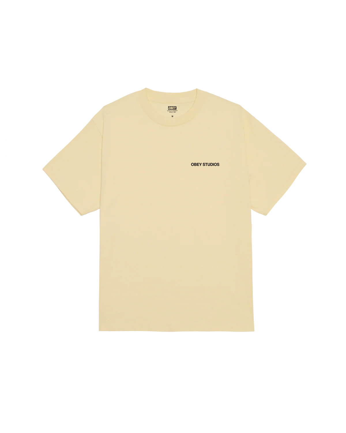 OBEY Moves Of Life Classic SS Tee - Pale Yellow - FREESTYLE LLORET