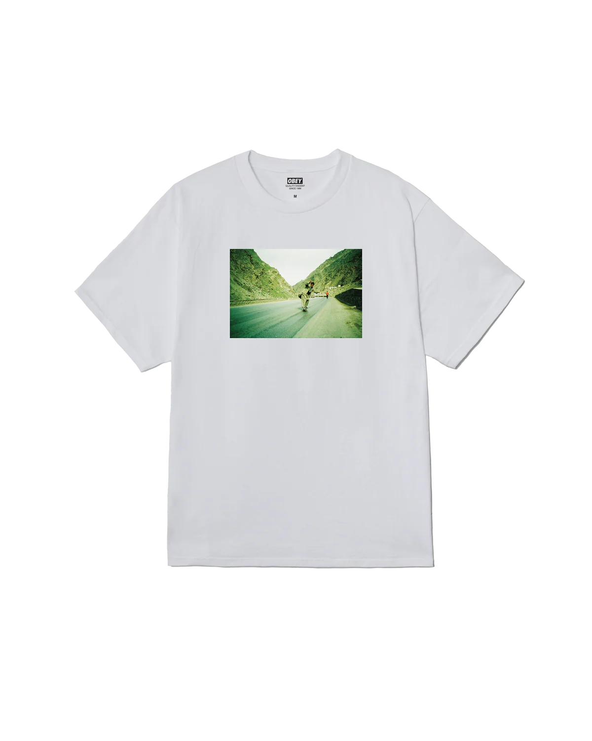 OBEY Skateistan Classic SS Tee - White - FREESTYLE LLORET
