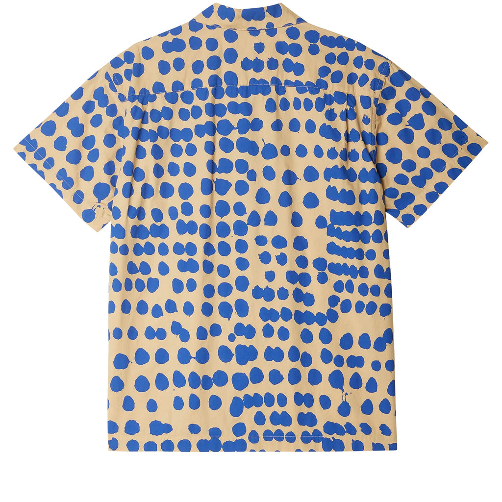 OBEY CONNECT WOVEN SS SHIRT - Irish Cream Multi