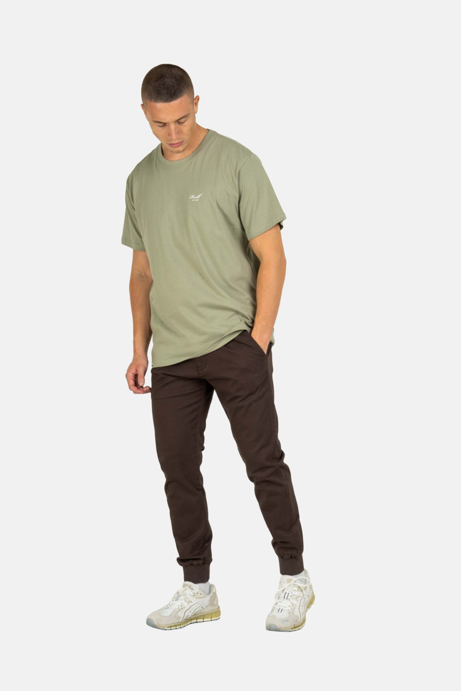 REELL REFLEX RIB JOGGER PANT - Coffe