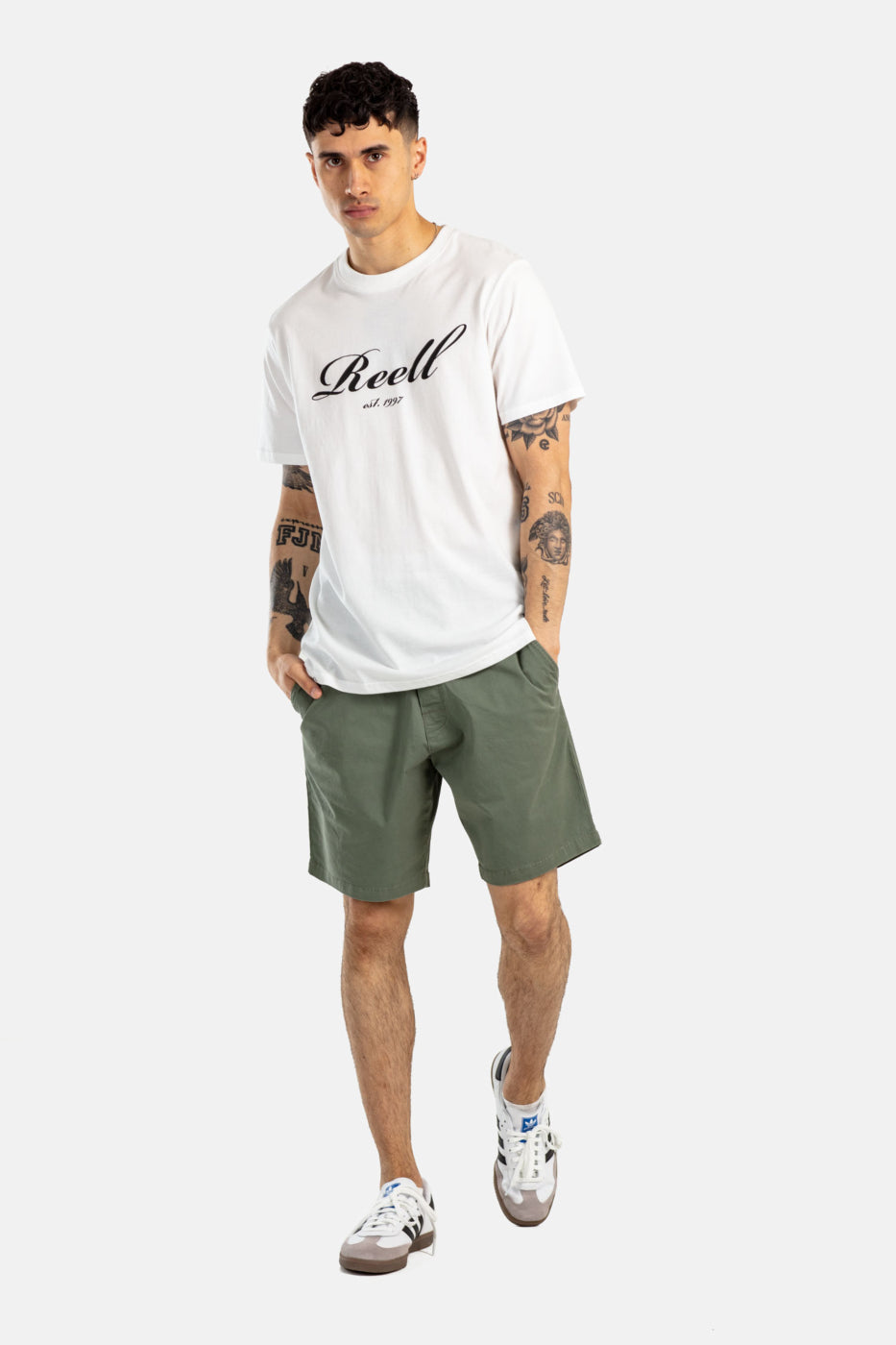 REELL REFLEX EASY SHORT LW - Light Olive