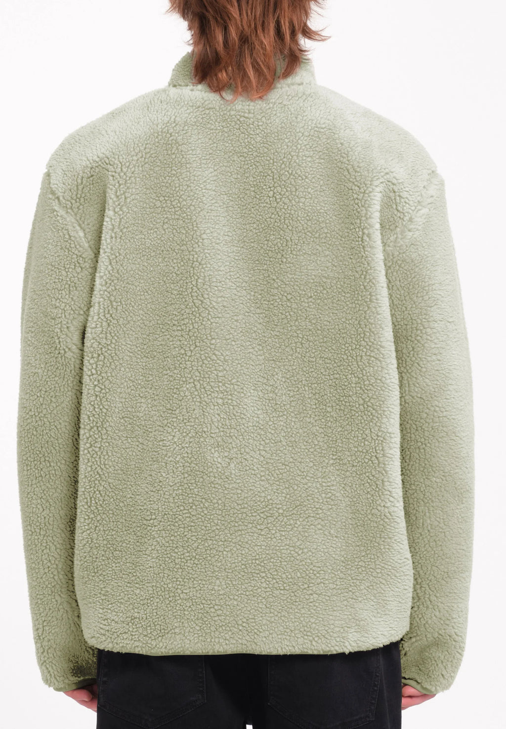 VOLCOM Muzzer Fuzzar Zip Sherpa - Green Tea