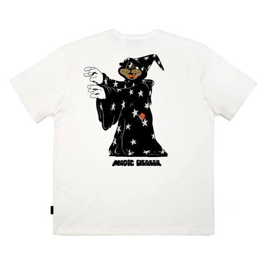 THE DUDES MAGIC DEALER SS TEE  - Off White