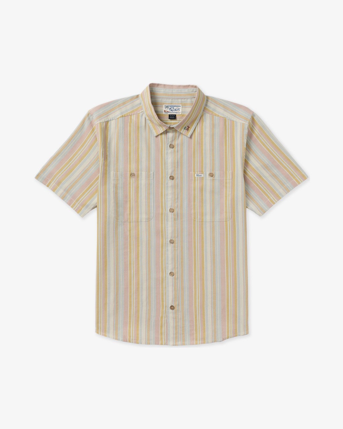 RVCA TALUM SS SHIRT - Ceramic Stripes - FREESTYLE LLORET