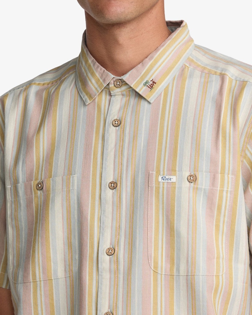 RVCA TALUM SS SHIRT - Ceramic Stripes - FREESTYLE LLORET