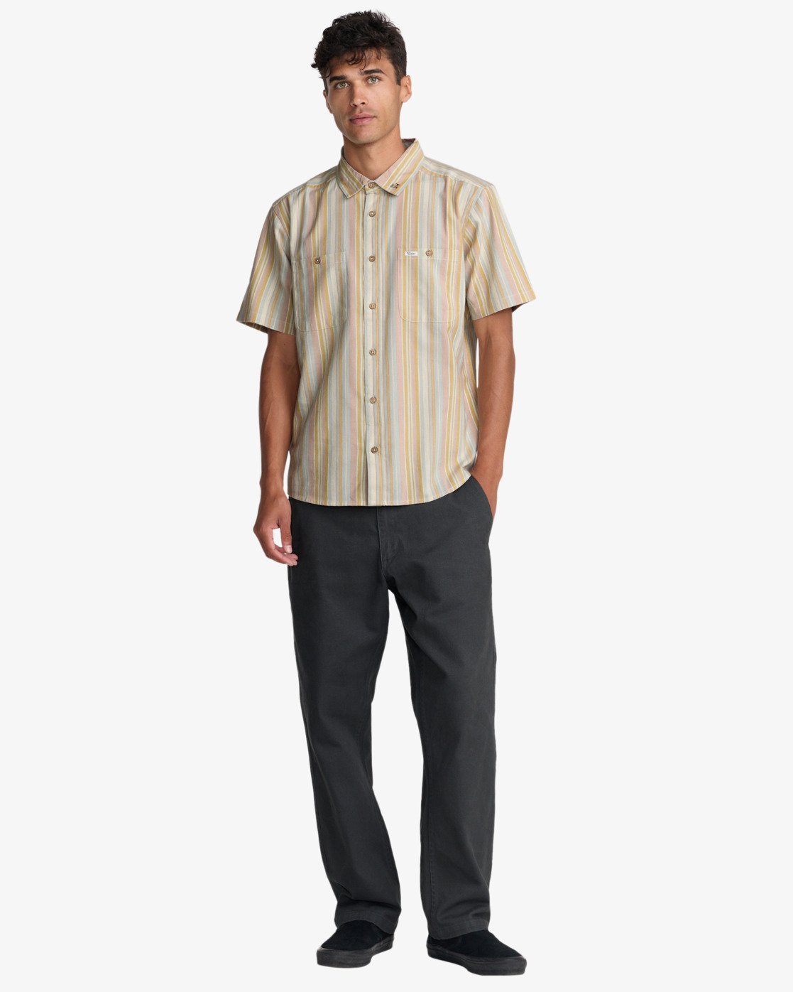 RVCA TALUM SS SHIRT - Ceramic Stripes - FREESTYLE LLORET