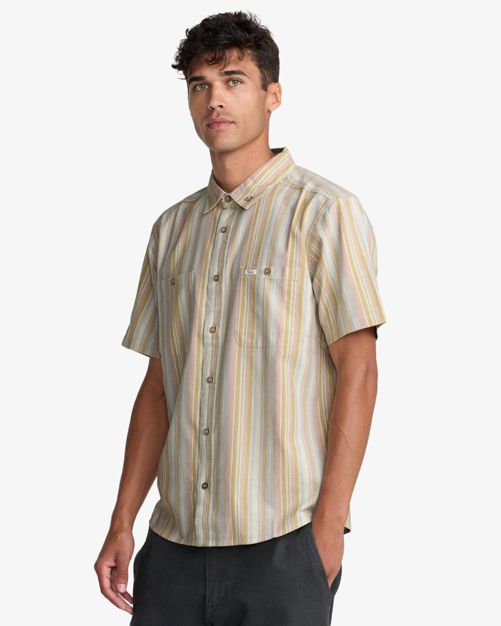 RVCA TALUM SS SHIRT - Ceramic Stripes - FREESTYLE LLORET