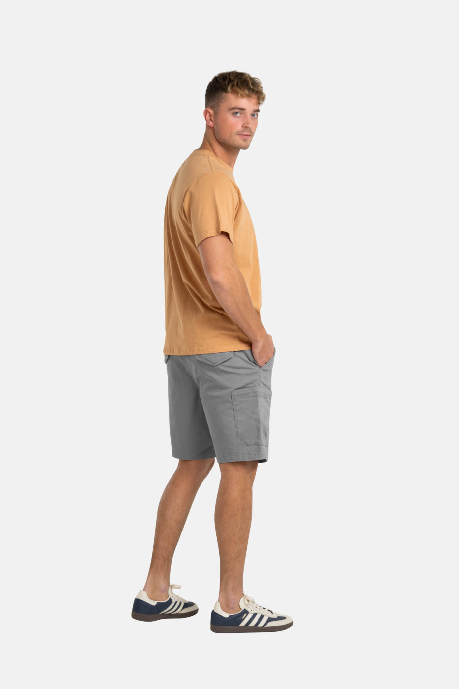 REELL EASY CARGO SHORT - Light Grey