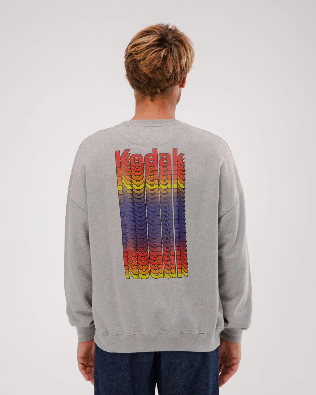 BRAVA FABRICS Kodak Oversized CRew Neck - Grey