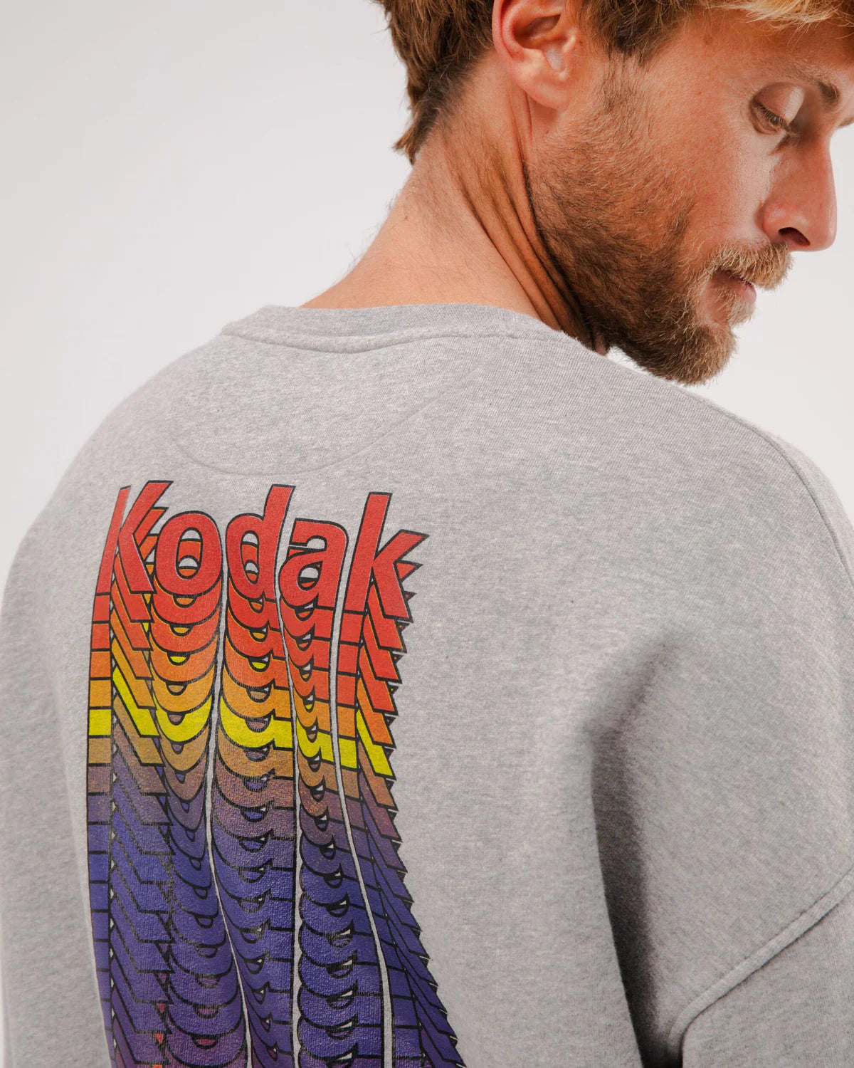 BRAVA FABRICS Kodak Oversized CRew Neck - Grey