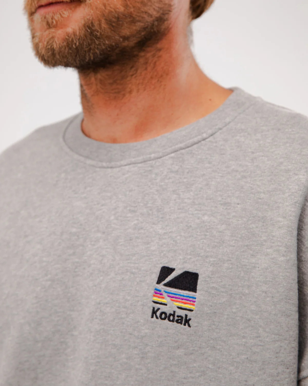 BRAVA FABRICS Kodak Oversized CRew Neck - Grey