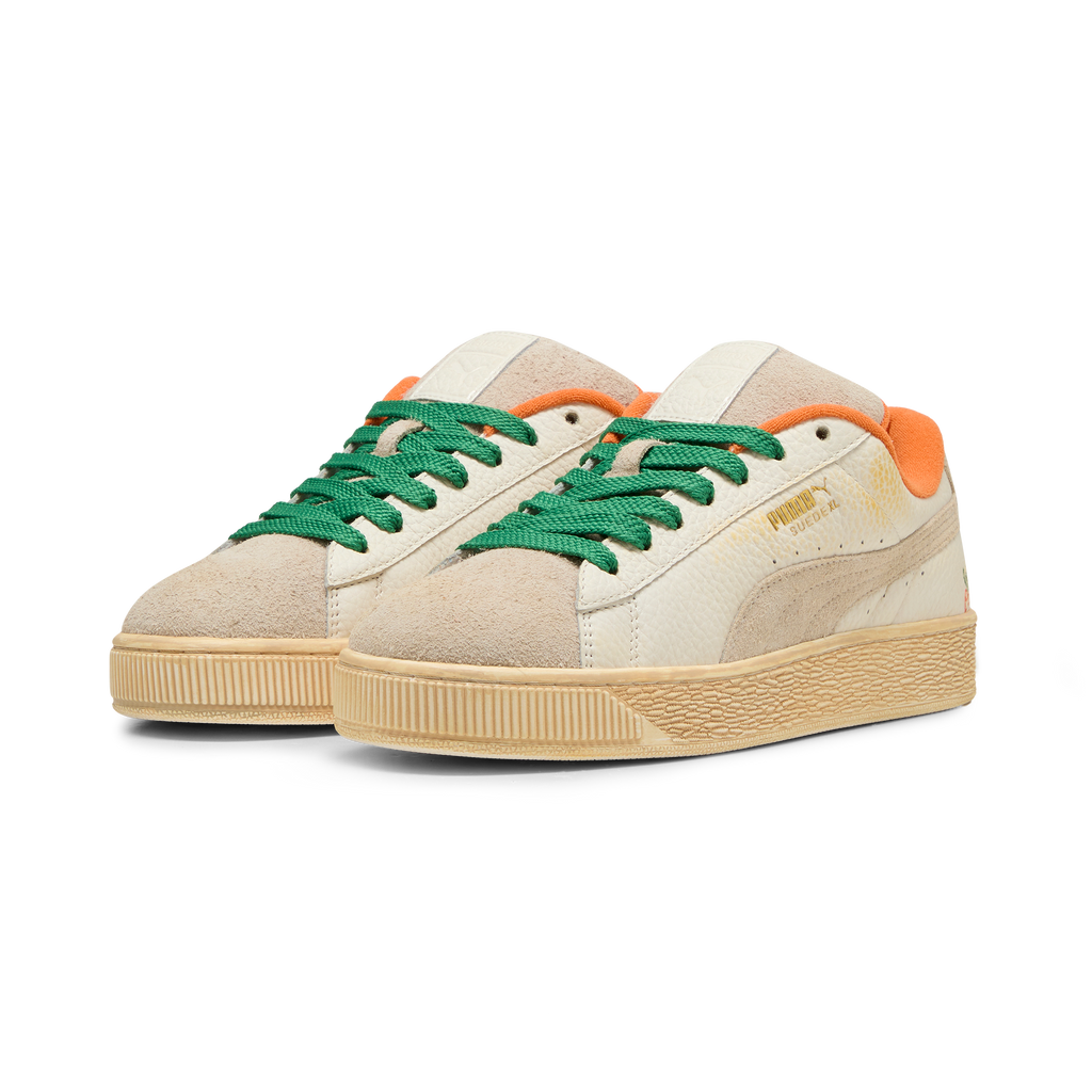 PUMA Suede XL CARROTS 2 - Warm White-Rickie Orange