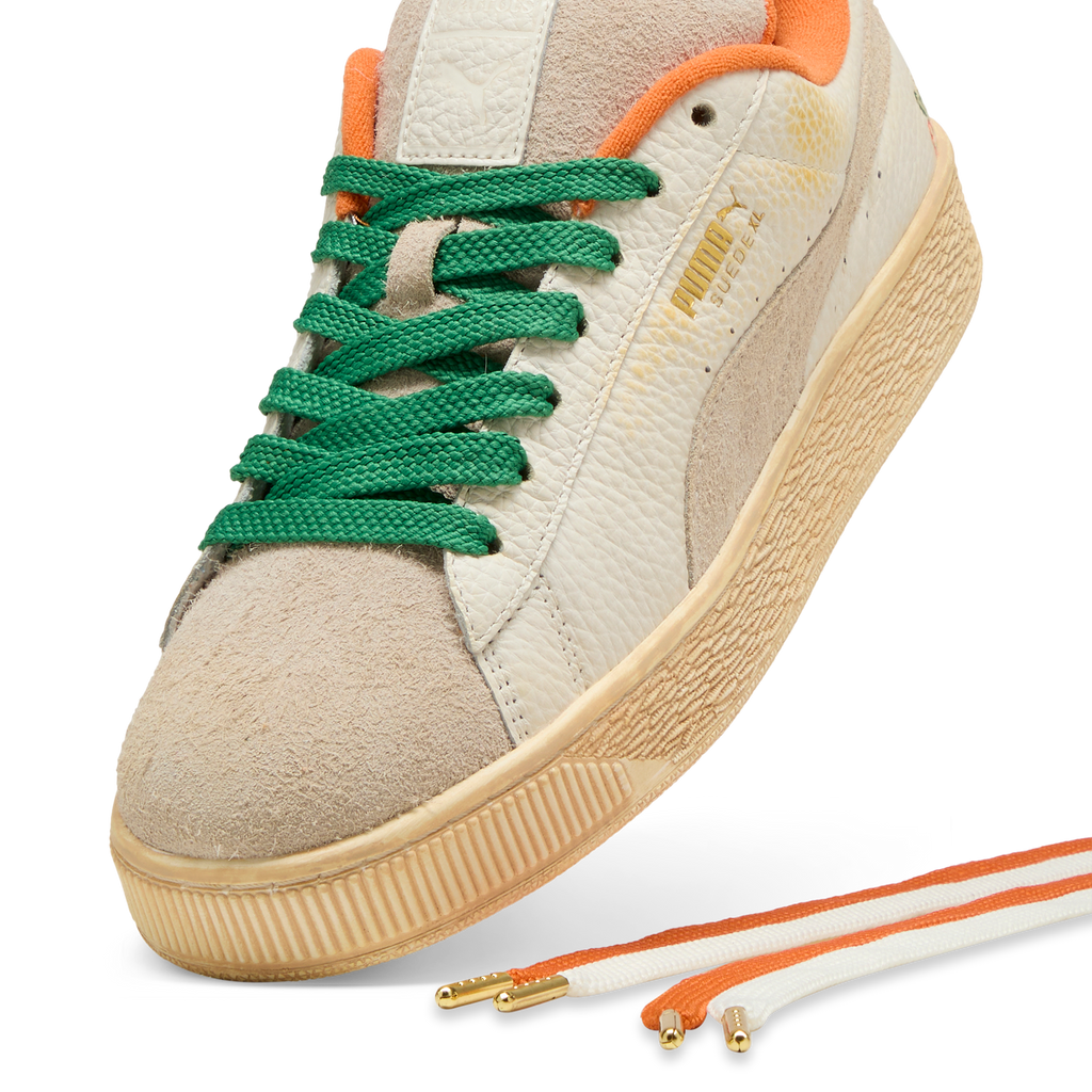PUMA Suede XL CARROTS 2 - Warm White-Rickie Orange
