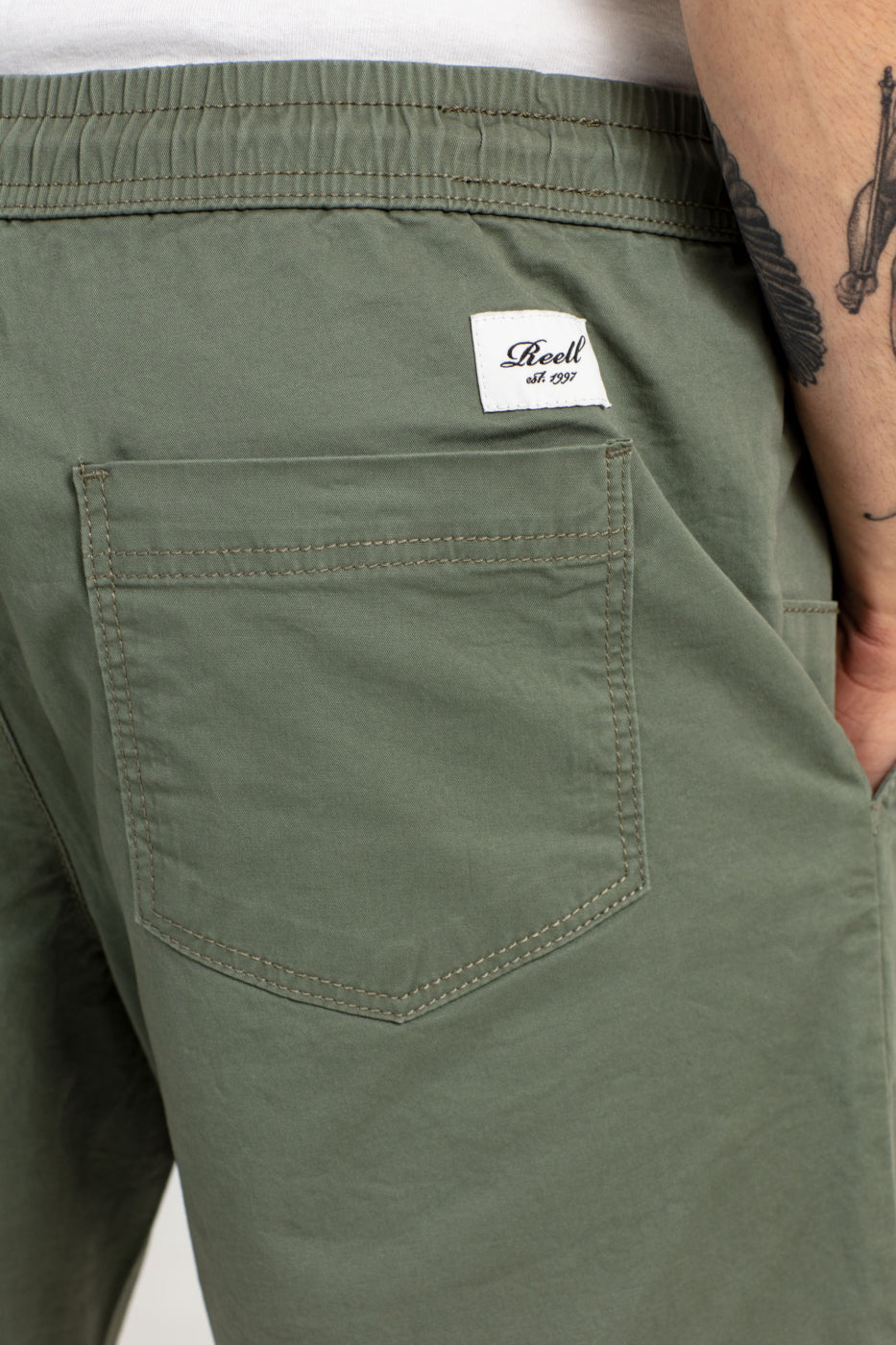 REELL REFLEX EASY SHORT LW - Light Olive