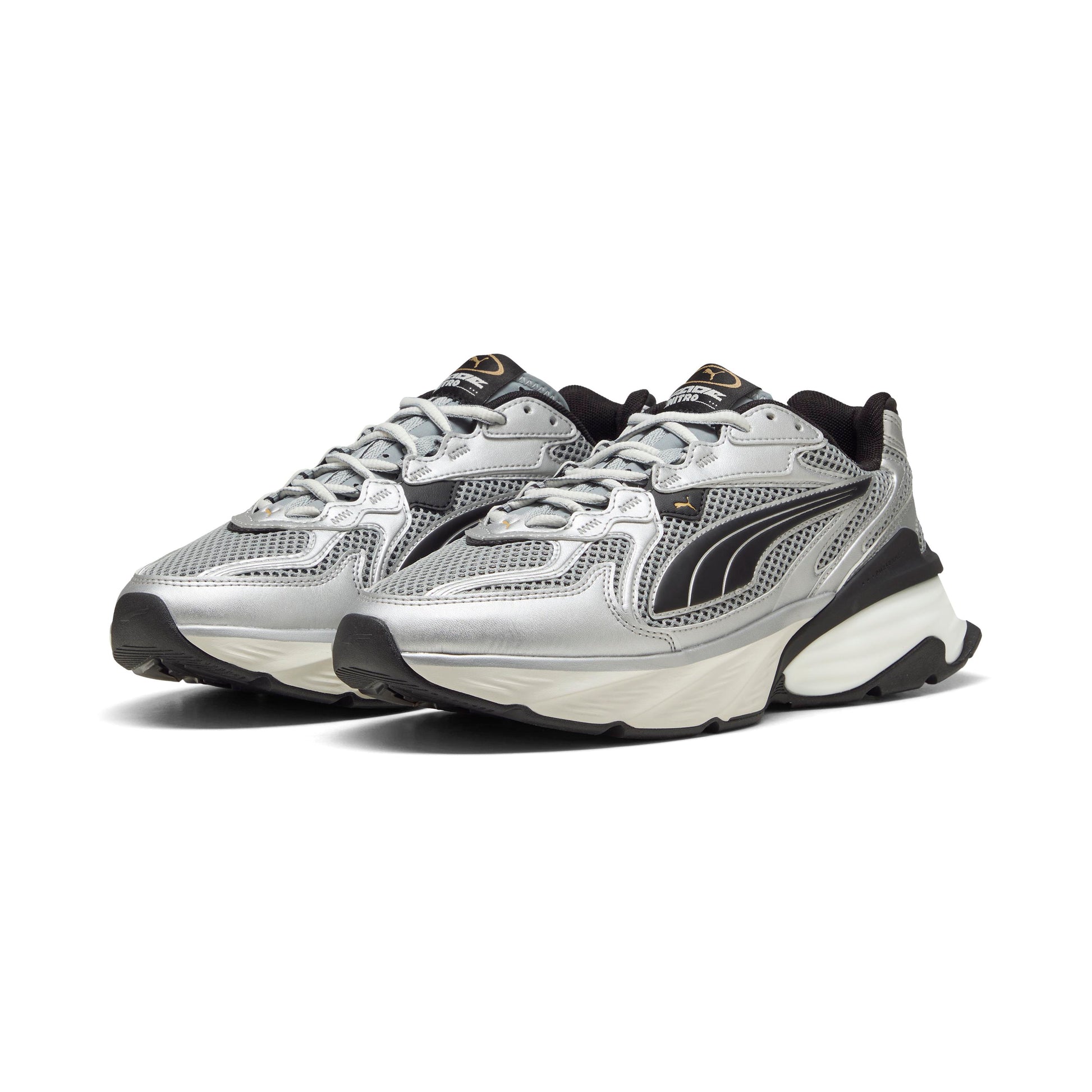 PUMA FADE NITRO LS - PUMA Silver-Cool Mid Gray-PUMA Black - FREESTYLE LLORET